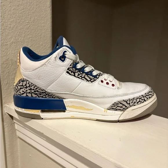 Air Jordan 3 Retro True Blue 2011 Size 9 Hypebeast Kicks Lifestyle 136064-104 - Picture 5 of 13